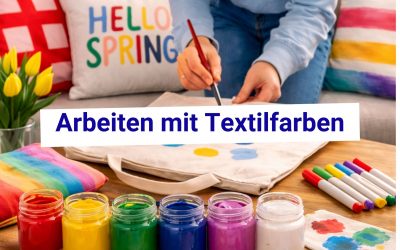 Textilfarben kreativ nutzen – Projekte, Tipps & Techniken